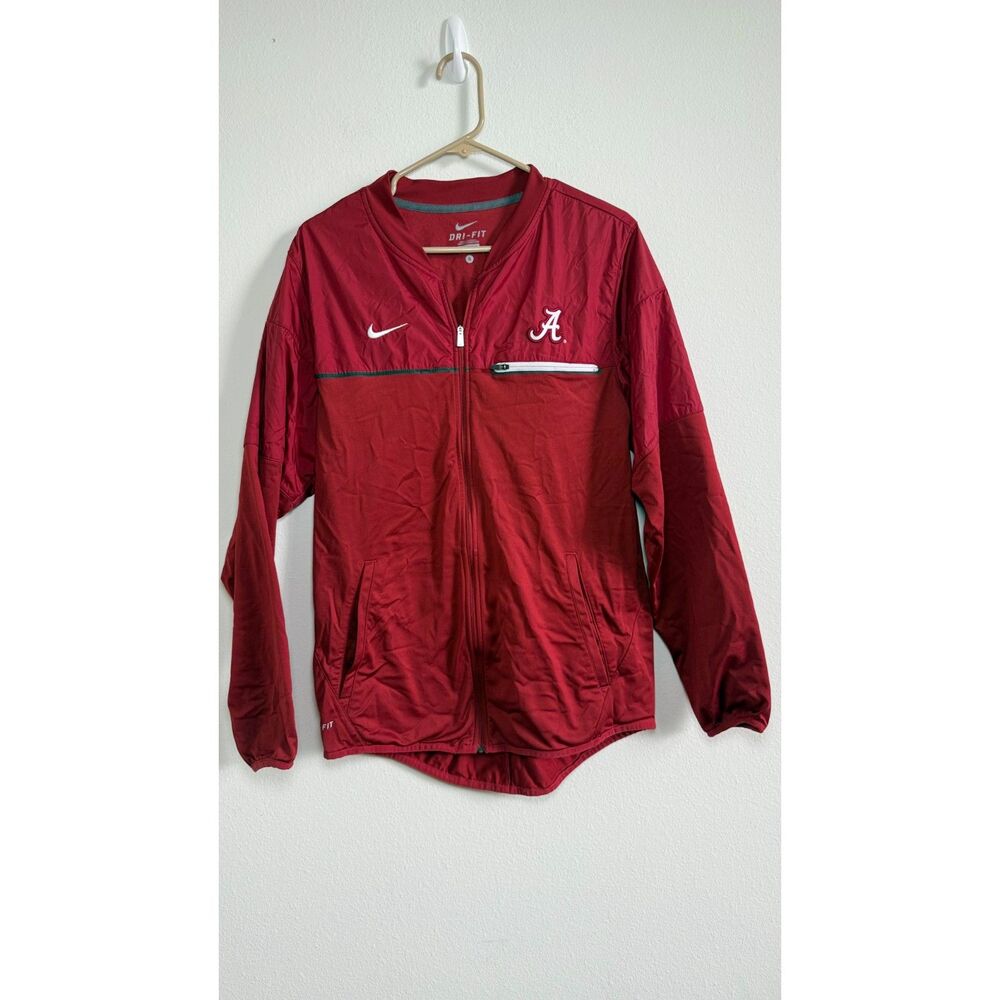 Nike Alabama Crimson Tide Dri-FIT Full Zip Jacket Red Men’s Small NCAA